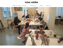 Tablet Screenshot of luisavaldes.com